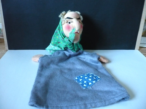 Alte kersa handpuppe hexe - alte,