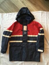 BMS Sailing-wear Segeljacke Jacke Light-weigth climate 140 blau rot Regenjacke
