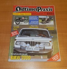 Oldtimer Praxis 5/2000,  Fiat 850 Spider, Yamaha XT 500, BMW 2000,Ideal-Brondoit