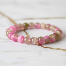 Katzenauge Rosa-Grün