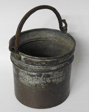 antiker Kupferkessel Eimer