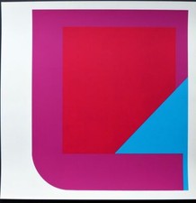 Georg Karl Pfahler  Siebdruck / Serigrafie 1975 " FORMATIV "