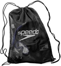 Speedo Tasche Rucksack Equip Mesh Bag schwarz 35l für nasse Bekleidung✅