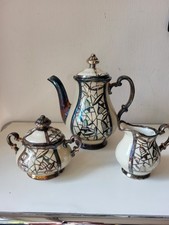 Silver Overlay Porzellan