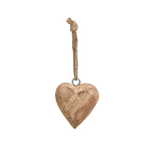 Anhänger holzherz mit - holzherz,