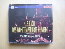 BACH Das Wohltemperierte Klavier Valery Afanassiev BWV 846-869 2CD Denon