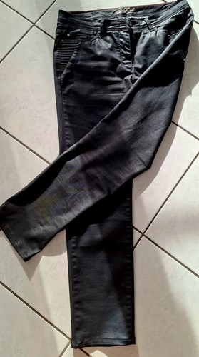 Modische jeans lederoptik - jeans, gr