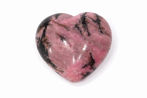 Rhodonit extra edelstein herz - rhodonit,
