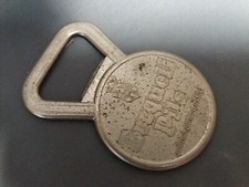 Flaschenöffner Metall Erzquell Pils Siegtal Brauerei Öffner ca.  1960