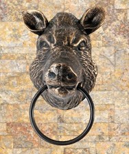 Wildschweinkopf-Figur