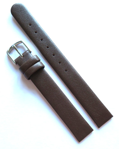 Uhrband leder braun mm - braun, 12