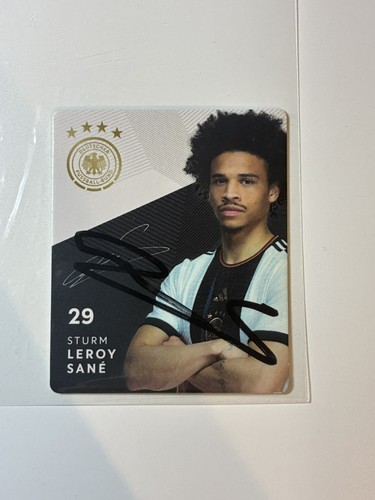 Leroy sane autogramm rewe - autogramm,