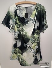 Bruno Banani Shirt Sommershirt Wasserfallausschnitt Tunika Gr. 50