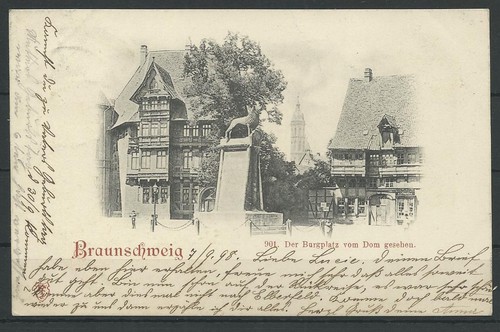 Braunschweig der burgplatz - der,