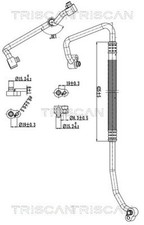 Hochdruck-/Niederdruckleitung