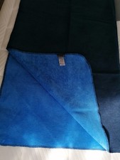 Ibena Wohndecke kuscheldecken 150x200 Art. Dublin  blau Wendeseite NEU!