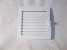 Lüftungsgitter Warmluftgitter Kaltluftgitter verstellbar 20 cm weiß CB-Tec