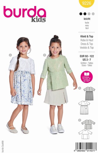 Schnittmuster mädchenkleid - schnittmuster,