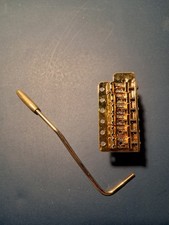Fender Gold Stratocaster Tremolo Bridge, Vintage Strat 2-3/16" / 56mm Spacing