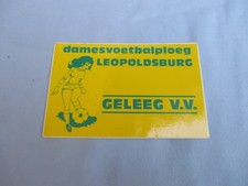 Aufkleber Sticker damesvoetballploeg Leopoldsburg, Frauenfußball Belgien