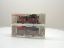 Fleischmann 8225 Spur N 2 x Autotransporter, 2-achsig, beladen, 2x OVP