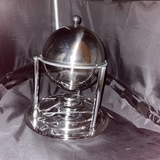 Fondue Set Edelstahl Vintage