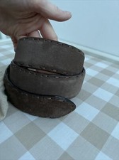 Reptile´s House Gürtel etoupe Gr.  90 Wildleder NP € 179 tadellos