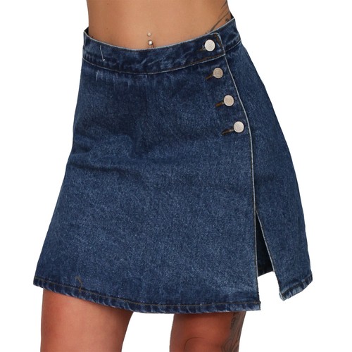 Jeans hosenrock kurz - jeans,