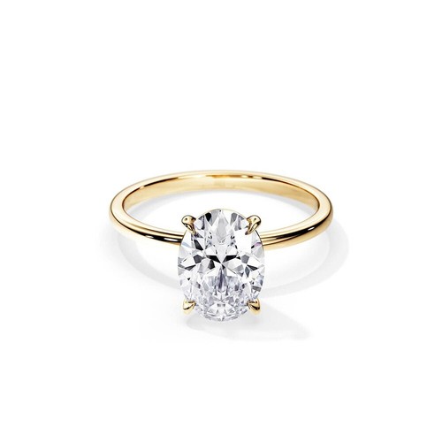 Diamant ehering gold oval - diamant, 18