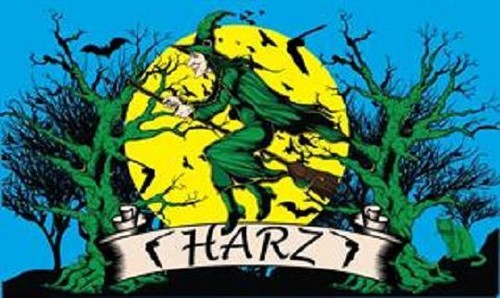 Fahne flagge halloween harz - flagge,