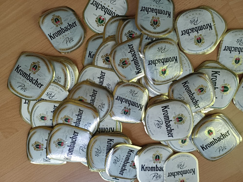 100 krombacher etiketten - etiketten,