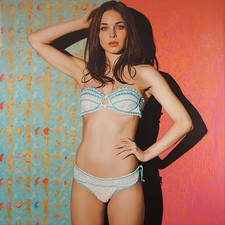 Frau Model Vintage Retro Foto 1970s Glamour Sexy  Girl Akt Aktfoto Bikini Hot