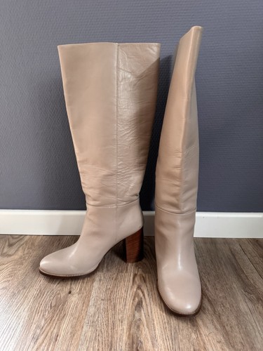 Gino rossi leder stiefel beige - leder,