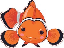 Aufkleber Clownfisch