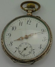 REMONTOIR Zylinder 6 Rubis - Taschenuhr / Handaufzug / 800er Silber