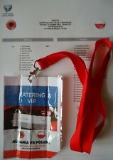 TICKET VIP Katering World Cup 12.10.2021 Albania Albanien - Poland Polen Polska