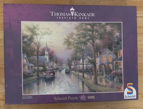 Thomas kinkade puzzle - kinkade,