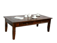 Massivholz Couchtisch mit