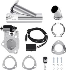 H-YEEHU Klappenauspuff 63 mm Auspuffklappe Elektrisch Edelstahl ByPass Neu !