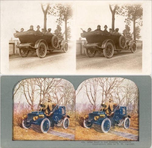 Stereofotos oldtimer autos - stereofotos,