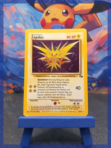 Pokémon karte zapdos - i, 15/62