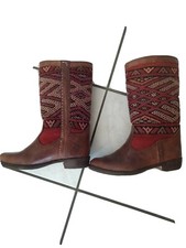 Stiefel Boots Damen braun Indianer Größe 41 Handgearbeitet
