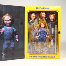 NECA Chucky Ultimate Good Guy Puppe Kinderspiel 4" Action Figure 1:12 Scale Neu