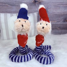 Plüsch Wattwurm mit Mütze