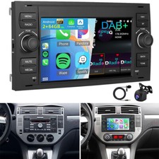 DAB+ Für Ford Focus C-Max DM2 Kuga Android 15 Autoradio Carplay GPS Navi 2+64GB