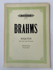 Noten. Brahms. Requiem