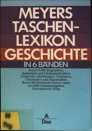 Meyers taschenlexikon - meyers,