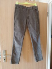 Damen Cord Hose Khaki- Grau Wally Größe W 38 / L32 Neu