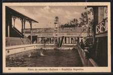 Ansichtskarte quilmes pileta - ansichtskarte, quilmes,