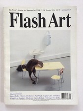 Kunstzeitschrift flash art - kunstzeitschrift,